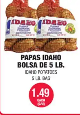 Carnicerias Jimenez PAPAS IDAHO BOLSA DE 5 LB offer