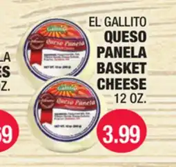 Carnicerias Jimenez EL GALLITO QUESO PANELA BASKET CHEESE offer