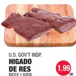 Carnicerias Jimenez U.S. GOV'T INSP. BEEF LIVER offer