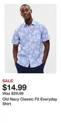 Old Navy Old Navy Classic Fit Everyday Shirt offer