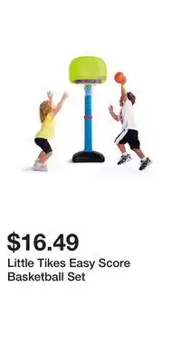 Kohl's Little Tikes Easy Score Basketball Set offer