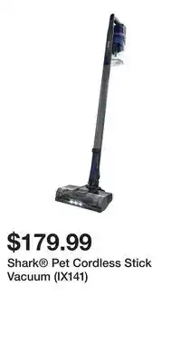 Kohl's Shark Pet Cordless Stick Vacuum (IX141) offer
