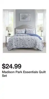 Kohl's Madison Park Essentials Quilt Set offer