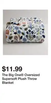 Kohl's The Big One Oversized Supersoft Plush Throw Blanket offer