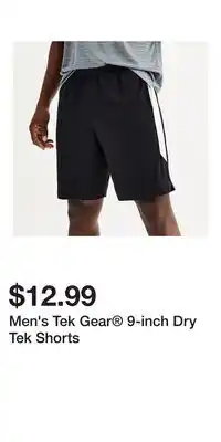 Kohl's Men's Tek Gear 9-inch Dry Tek Shorts offer
