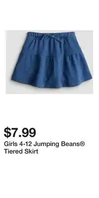 Kohl's Girls 4-12 Jumping Beans Tiered Skirt offer