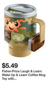 Kohl's Fisher-Price Laugh & Learn Wake Up & Learn Coffee Mug Toy with Music & Lights offer