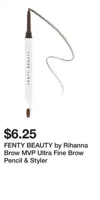 Kohl's FENTY BEAUTY by Rihanna Brow MVP Ultra Fine Brow Pencil & Styler offer