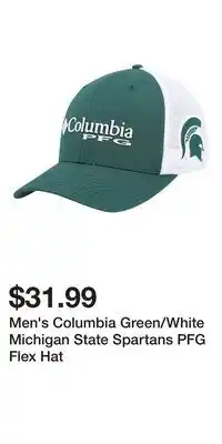 Kohl's Men's Columbia Green/White Michigan State Spartans PFG Flex Hat offer