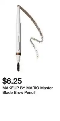 Kohl's MAKEUP BY MARIO Master Blade Brow Pencil offer