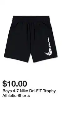 Kohl's Boys 4-7 Nike Dri-FIT Trophy Athletic Shorts offer