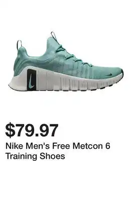Dick's Sporting Goods Nike Men's Free Metcon 6 Training Shoes offer