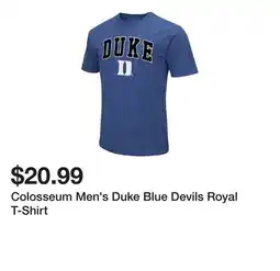Dick's Sporting Goods Colosseum Men's Duke Blue Devils Royal T-Shirt offer