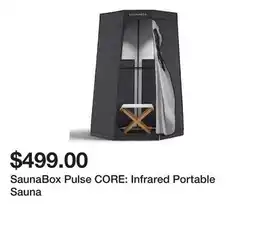 Dick's Sporting Goods SaunaBox Pulse CORE: Infrared Portable Sauna offer