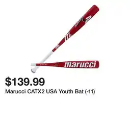 Dick's Sporting Goods Marucci CATX2 USA Youth Bat (-11) offer