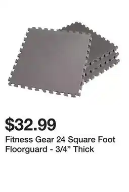 Dick's Sporting Goods Fitness Gear 24 Square Foot Floorguard - 3/4 Thick offer