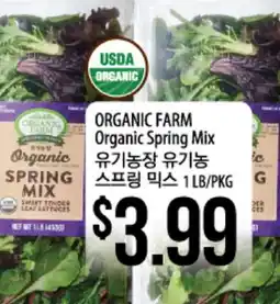 Hmart ORGANIC FARM Organic Spring Mix offer