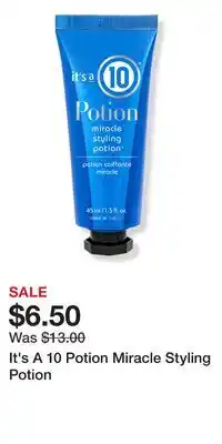 Ulta Beauty It's A 10 Potion Miracle Styling Potion offer