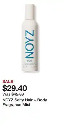 Ulta Beauty NOYZ Salty Hair + Body Fragrance Mist offer