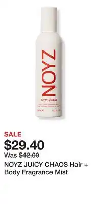 Ulta Beauty NOYZ JUICY CHAOS Hair + Body Fragrance Mist offer