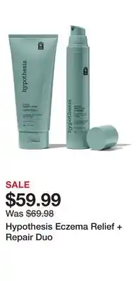 Ulta Beauty Hypothesis Eczema Relief + Repair Duo offer