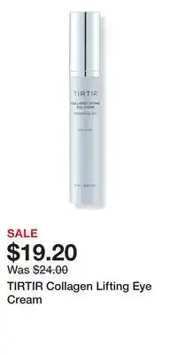 Ulta Beauty TIRTIR Collagen Lifting Eye Cream offer