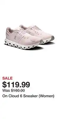 Nordstrom On Cloud 6 Sneaker (Women) offer
