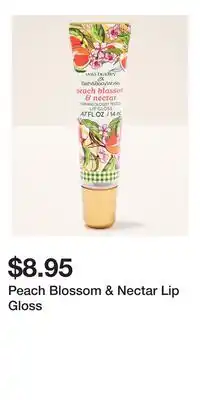 Bath & Body Works Peach Blossom & Nectar Lip Gloss offer