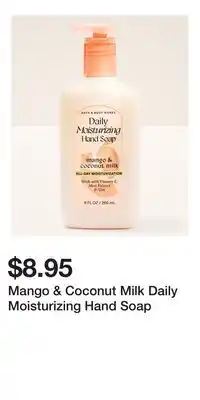 Bath & Body Works Mango & Coconut Milk Daily Moisturizing Hand Soap offer
