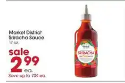 Giant Eagle Market District Sriracha Sauce offer