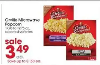 Giant Eagle Orville Microwave Popcorn offer