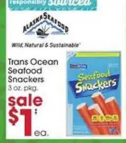 Giant Eagle Trans Ocean Seafood Snackers offer