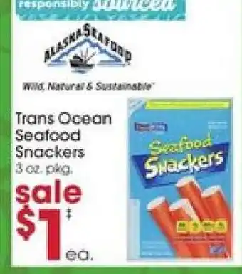 Giant Eagle Trans Ocean Seafood Snackers offer