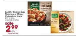 Giant Eagle Healthy Choice Café Steamers or Marie Callender’s Bowls offer