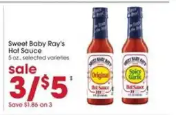 Giant Eagle Sweet Baby Ray's Hot Sauce offer