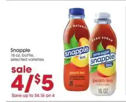 Giant Eagle Snapple offer
