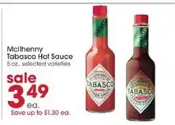 Giant Eagle McIlhenny Tabasco Hot Sauce offer