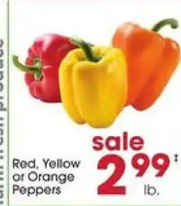 Giant Eagle Red, Yellow Or Orange Peppers offer