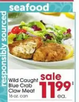Giant Eagle Wild Caught Blue Crab Claw Meat offer