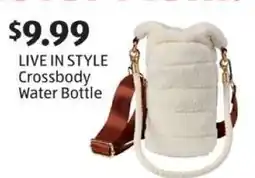 Aldi LIVE IN STYLE Crossbody Water Bottle offer