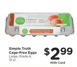 Kroger Simple Truth Cage-Free Eggs offer
