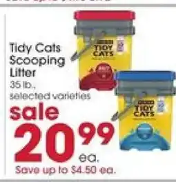 Giant Eagle Tidy Cats Scooping Litter offer