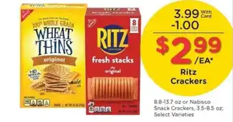 Kroger Ritz Crackers offer