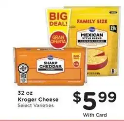 Kroger Kroger Cheese offer