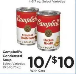 Kroger Campbell's Condensed Soup offer