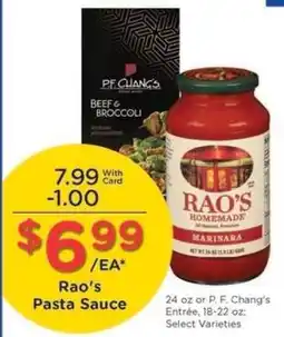 Kroger Rao's Pasta Sauce offer