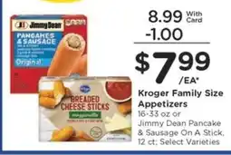 Kroger Kroger Family Size Appetizers offer