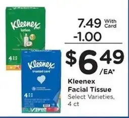 Kroger Kleenex Facial Tissue offer