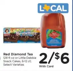 Kroger Red Diamond Tea or Little Debbie Snack Cakes offer