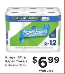 Kroger Kroger Ultra Paper Towels offer